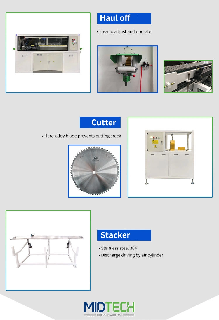 2023 Plastic UPVC/PVC/WPC/PE Ceiling/Wall Panel/Fence/Window Door Board/Floor Tile/Decking/Roller Shutter/Corner Bead/Profile Making Extrusion Extruder Machine
